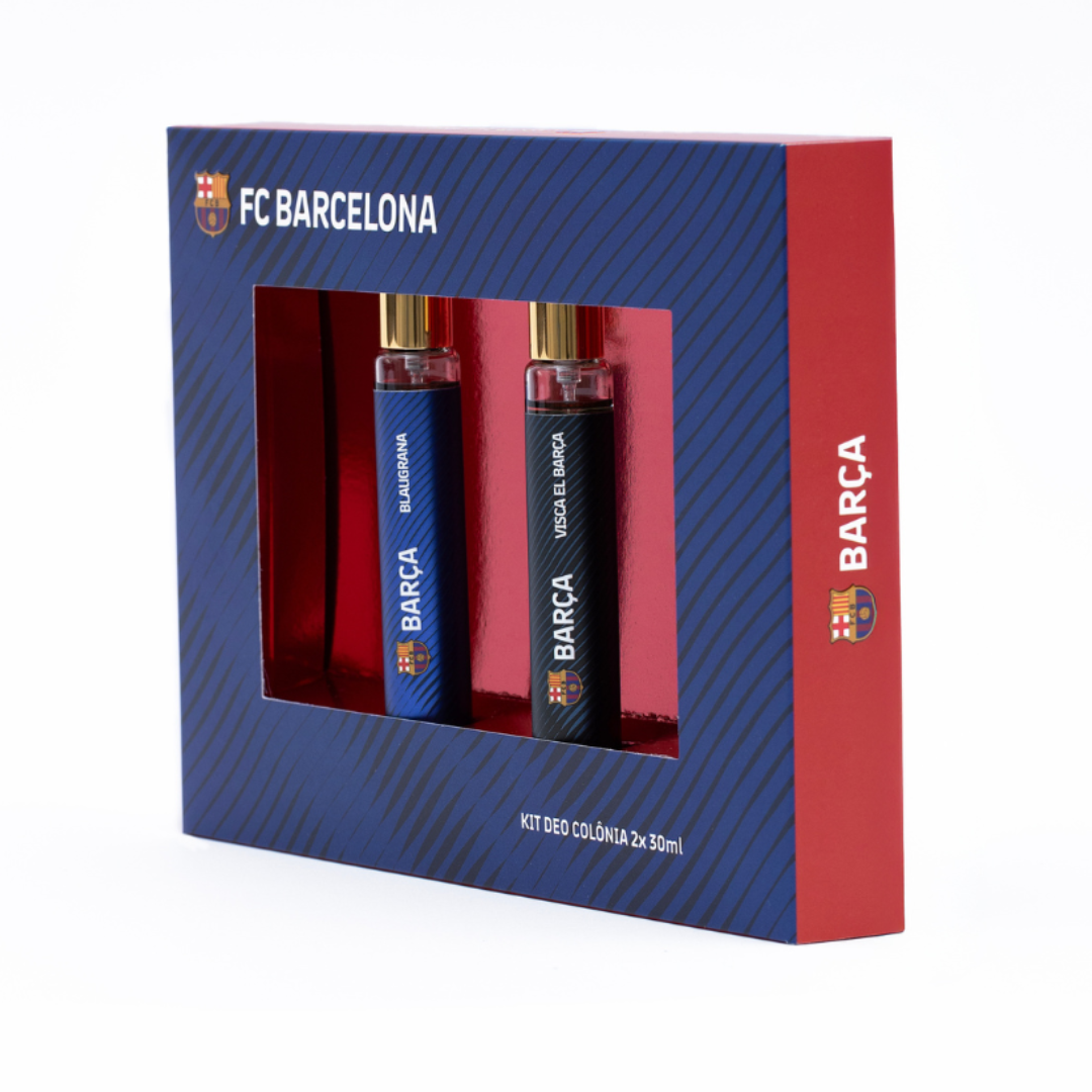 Kit FC Barça: 30ml Blaugrana + 30ml Visca El Barça