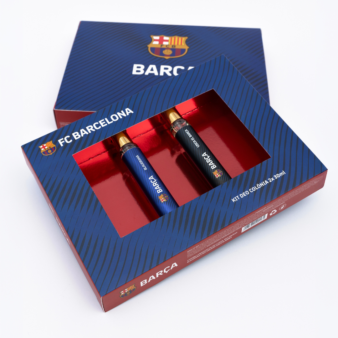 Kit FC Barça: 30ml Blaugrana + 30ml Visca El Barça