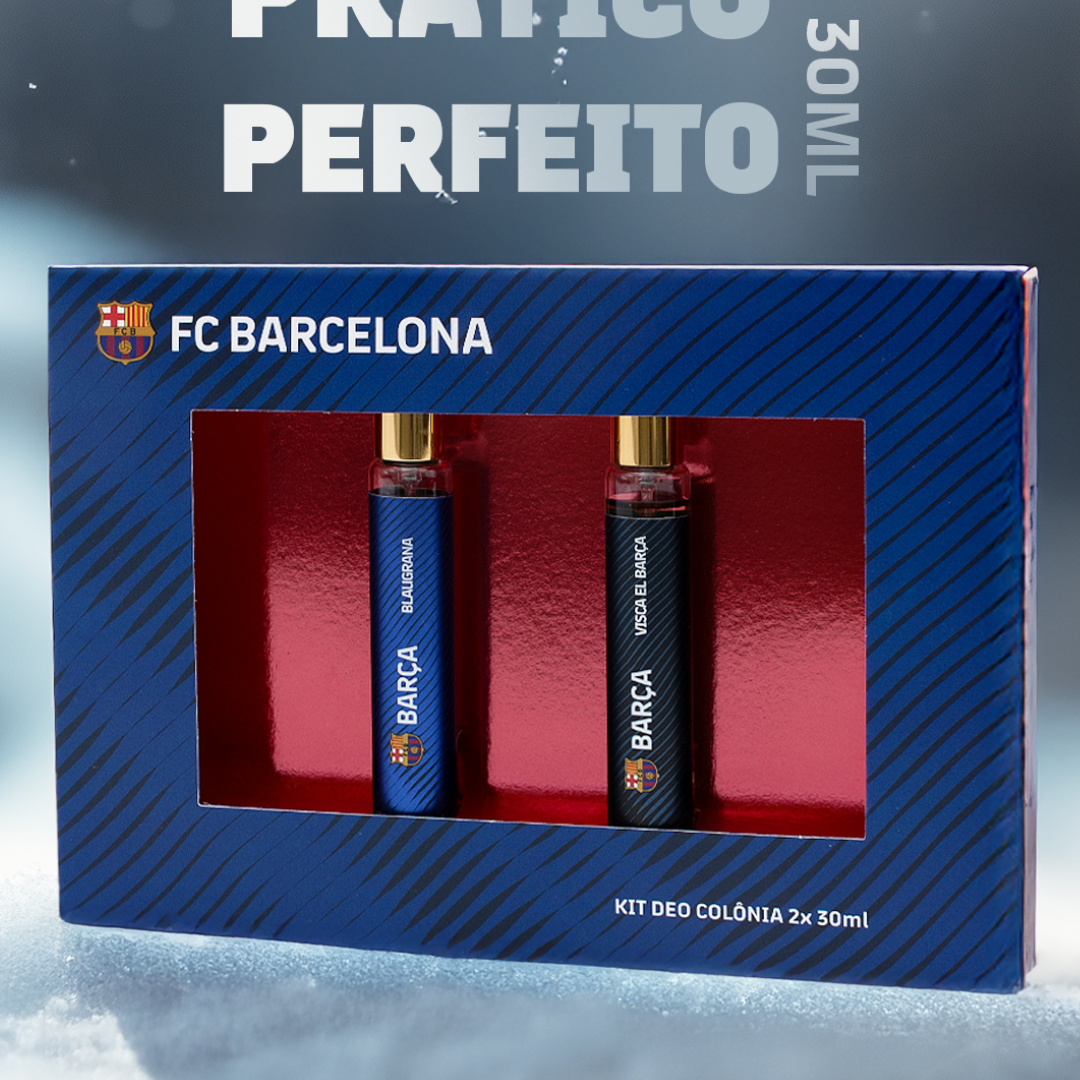 Kit FC Barça: 30ml Blaugrana + 30ml Visca El Barça