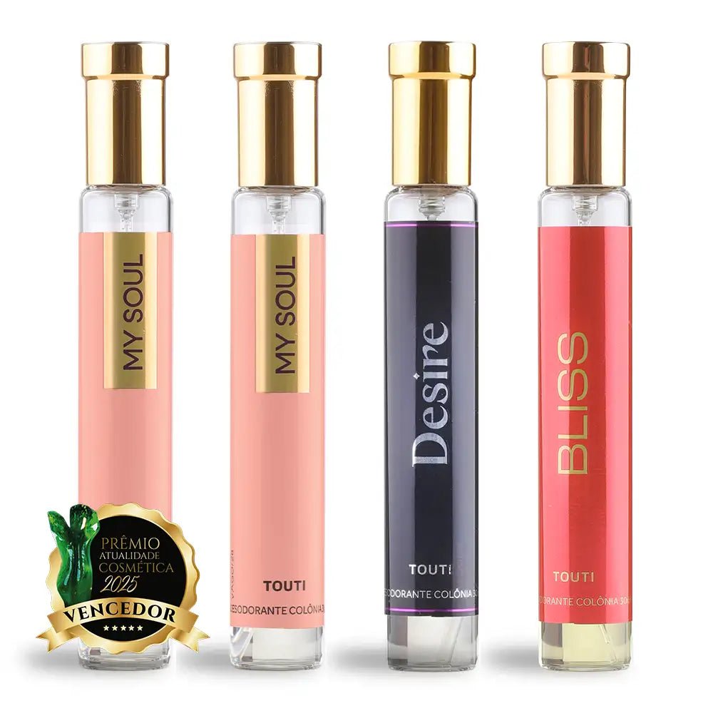 Kit 2 My Soul + Desire + Bliss - Touti Cosmetics