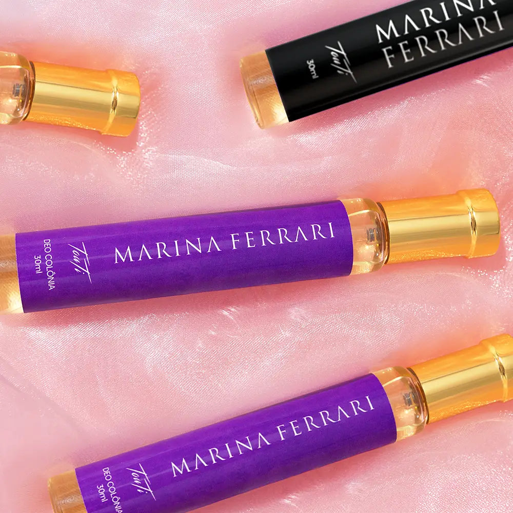 Kit Marina Ferrari - Leve 4 Fragrâncias pagando muito menos!