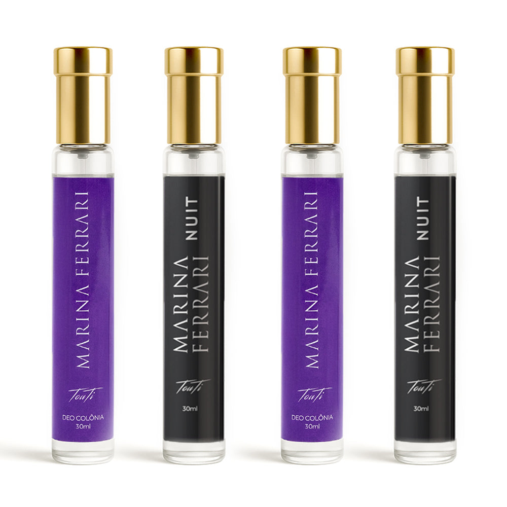 Kit Marina Ferrari - Leve 4 Fragrâncias pagando muito menos!