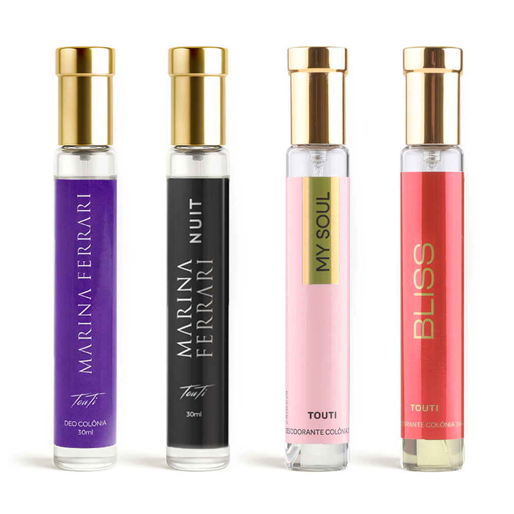 Kit para toda ocasião: Marina Ferrari  + Nuit  + My Soul  + Bliss