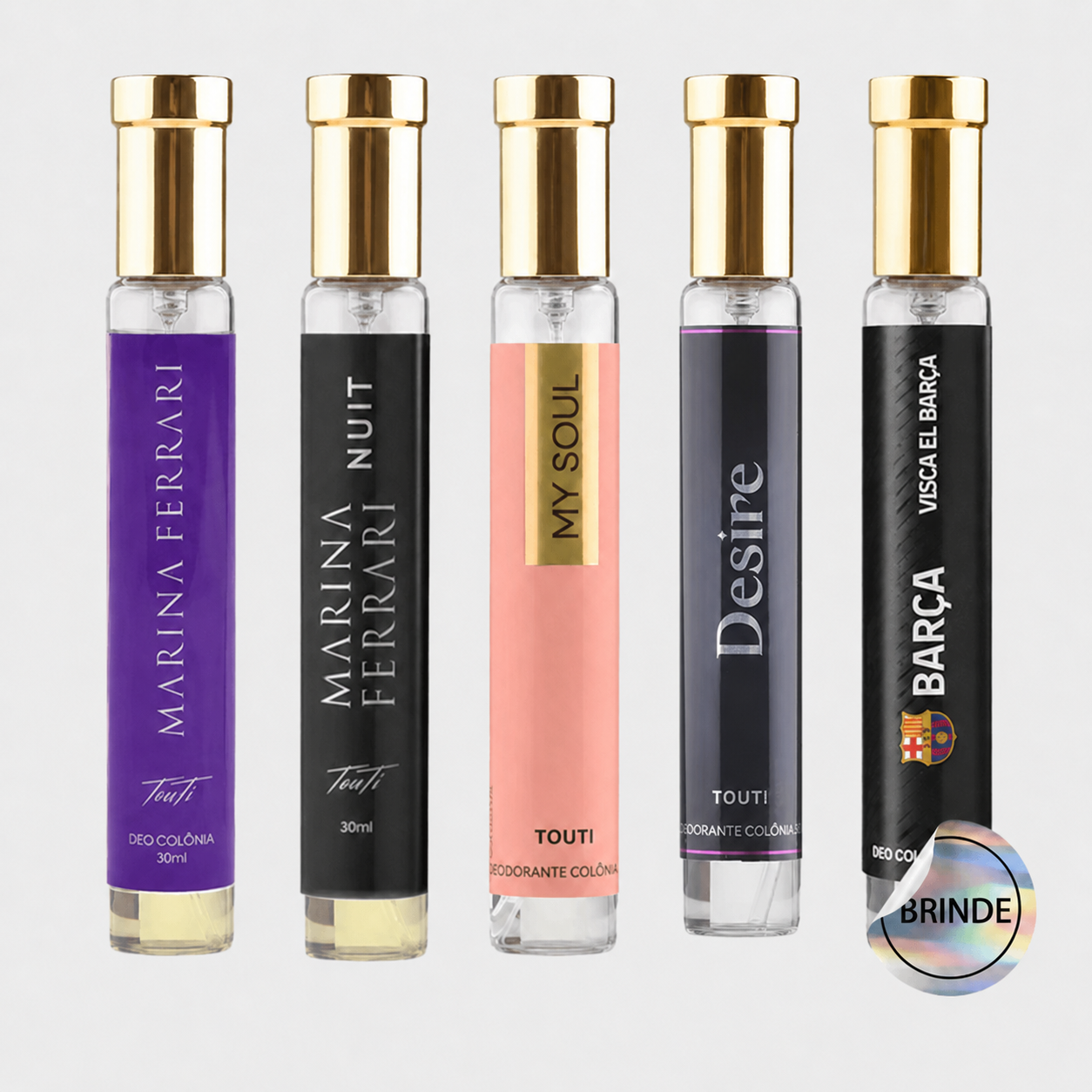 Kit para toda ocasião: Marina Ferrari  + Nuit + My Soul + Desire
