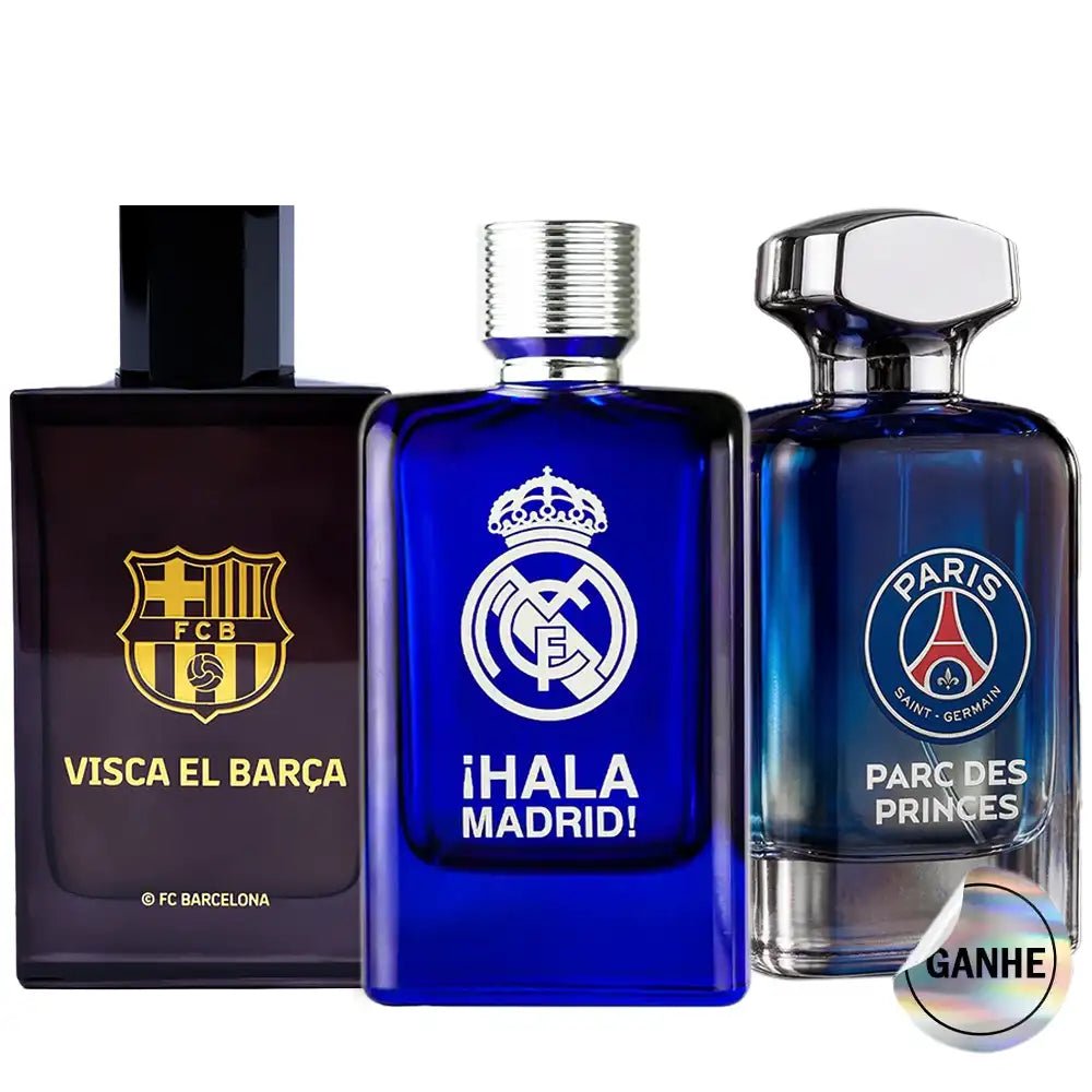 Barcelona + Real Madrid + PSG - Touti Cosmetics