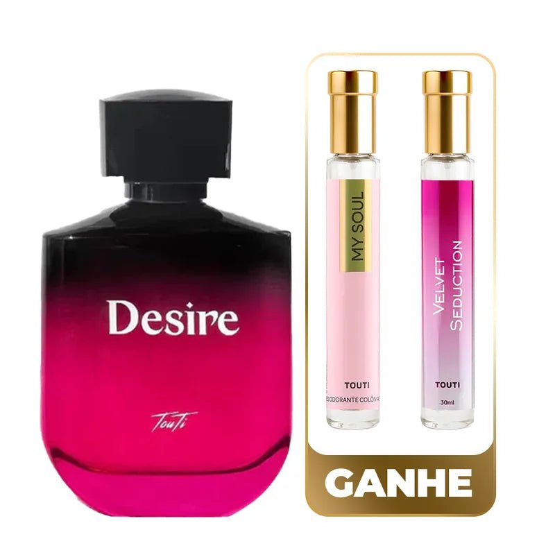 Desire - 100ml - Feminino - Touti Cosmetics