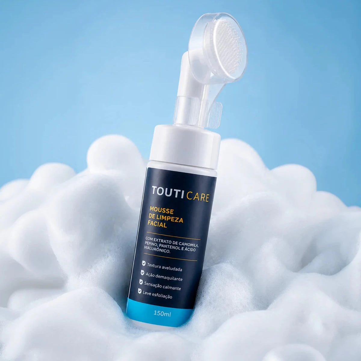 🎁 GRÁTIS: Mousse Limpeza Facial 150ml - Touti Cosmetics