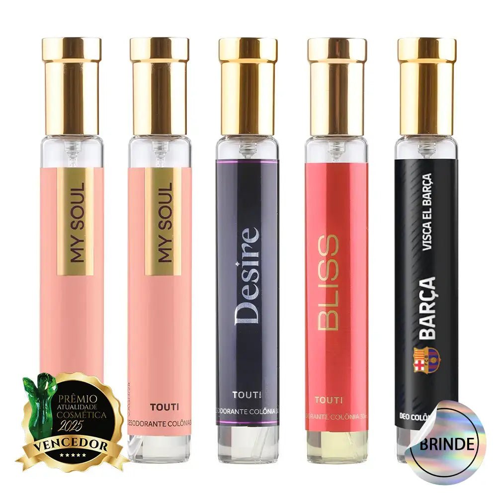 Kit 2 My Soul + Desire + Bliss - Touti Cosmetics