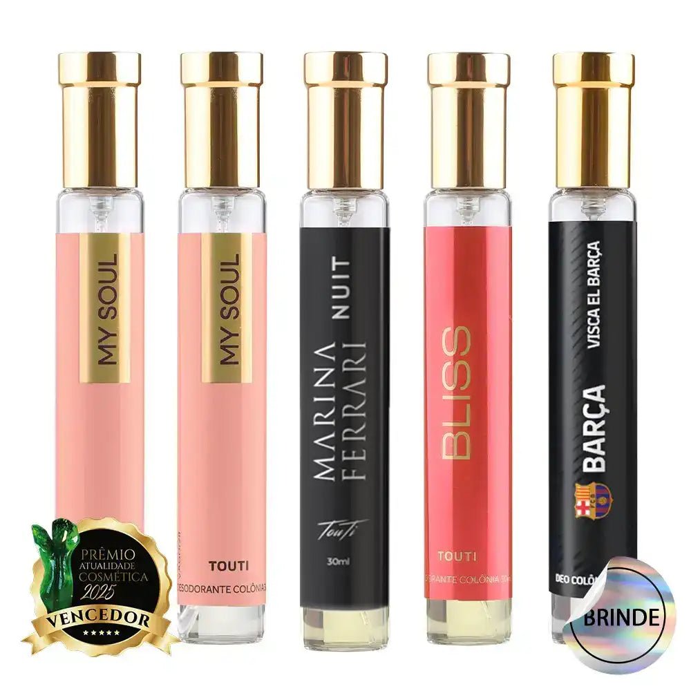 Kit 2 My Soul + Marina Ferrari Nuit + Bliss - Touti Cosmetics