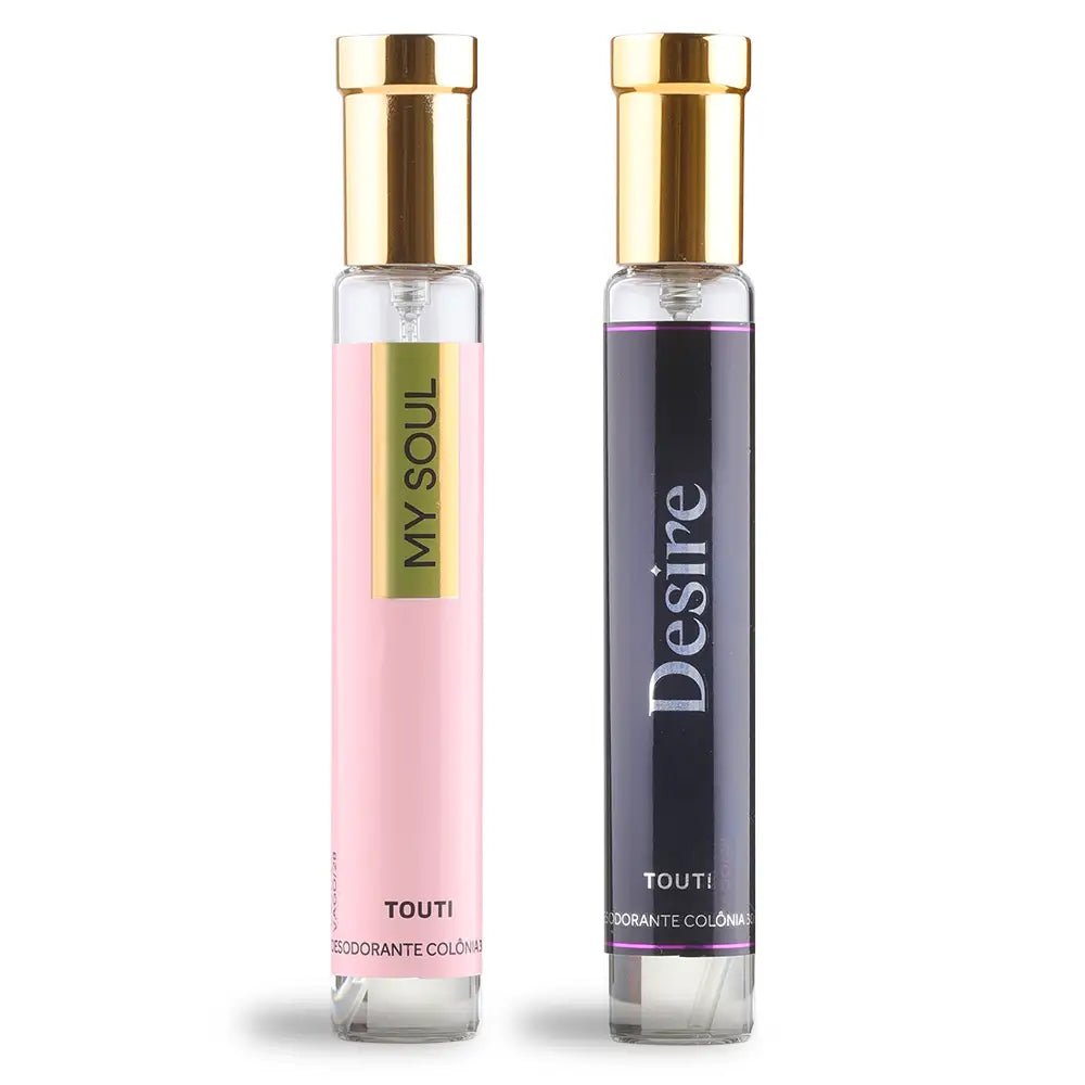 My Soul + Desire (Para brilhar de dia e encantar a noite) - Touti Cosmetics